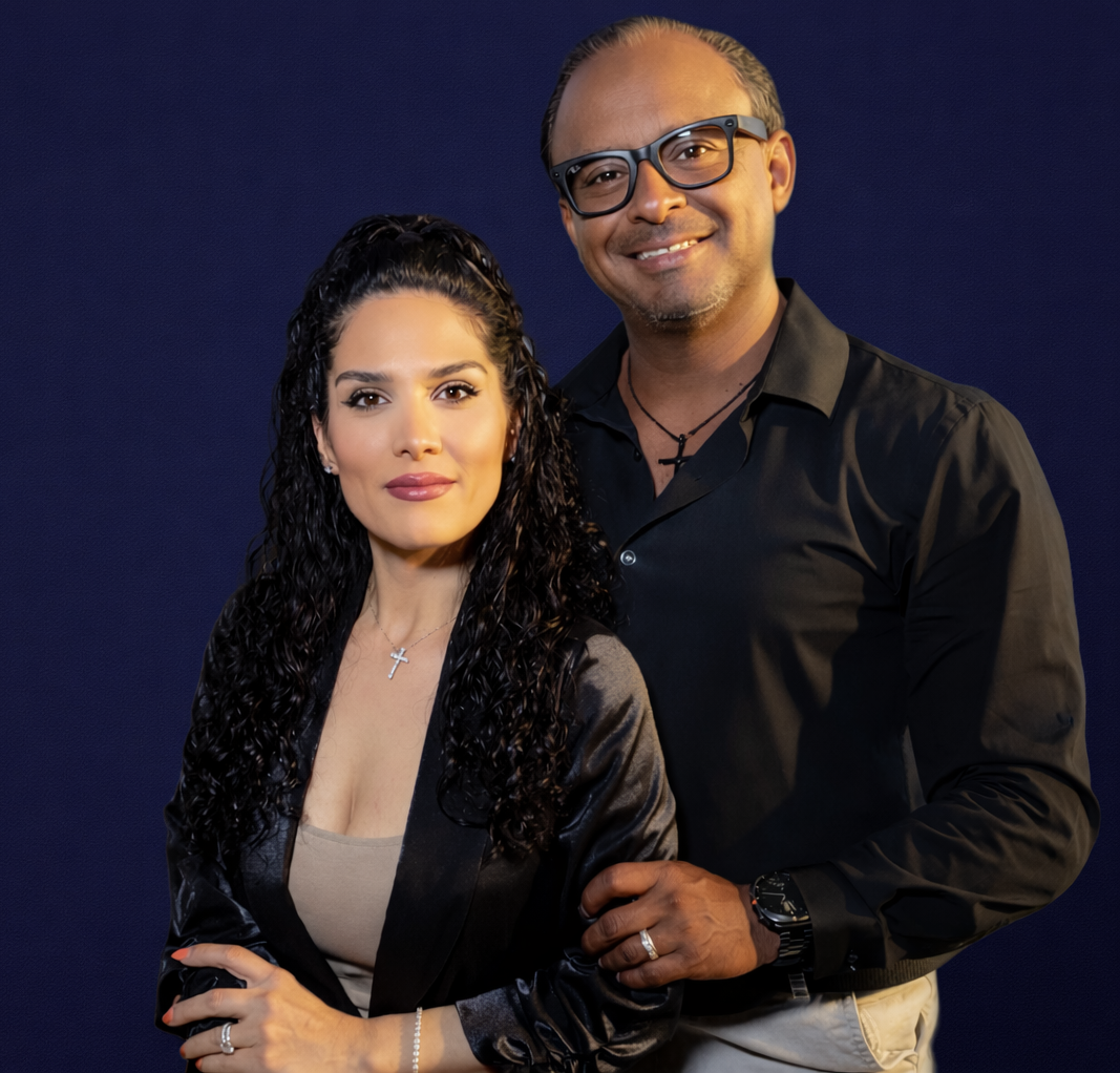 Joseph Shirin Garcia with his wife and business partner, Melika Garcia-Shirin